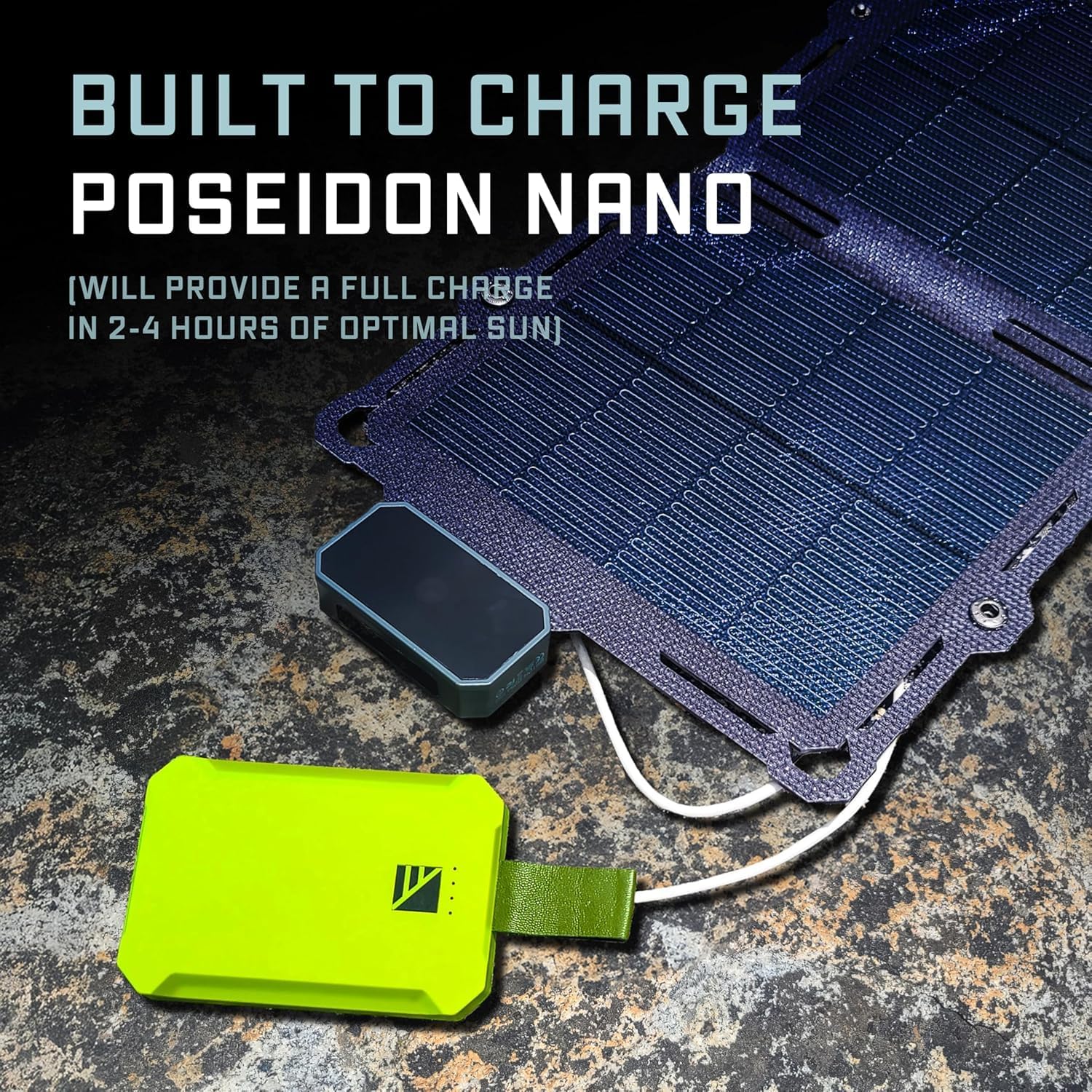Dark Energy Poseidon Nano 3,000 mAh MagSafe Compatible Portable Charger Power Bank with Spectre 8W Folding Solar Panel - Complete Off-Grid Solar Generator System for Camping and Emergency Back Power - Image 3