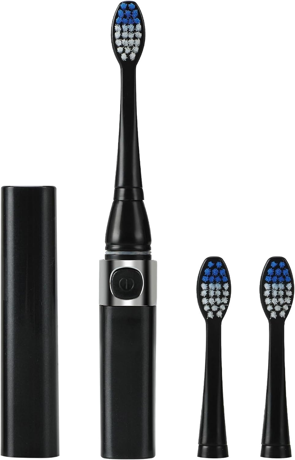 Pursonic Portable Sonic Toothbrush Battery Operated, Battery Included, 3 Brush Heads Included, 22,000 Strokes Per Minute, Brush On The Go - Image 2